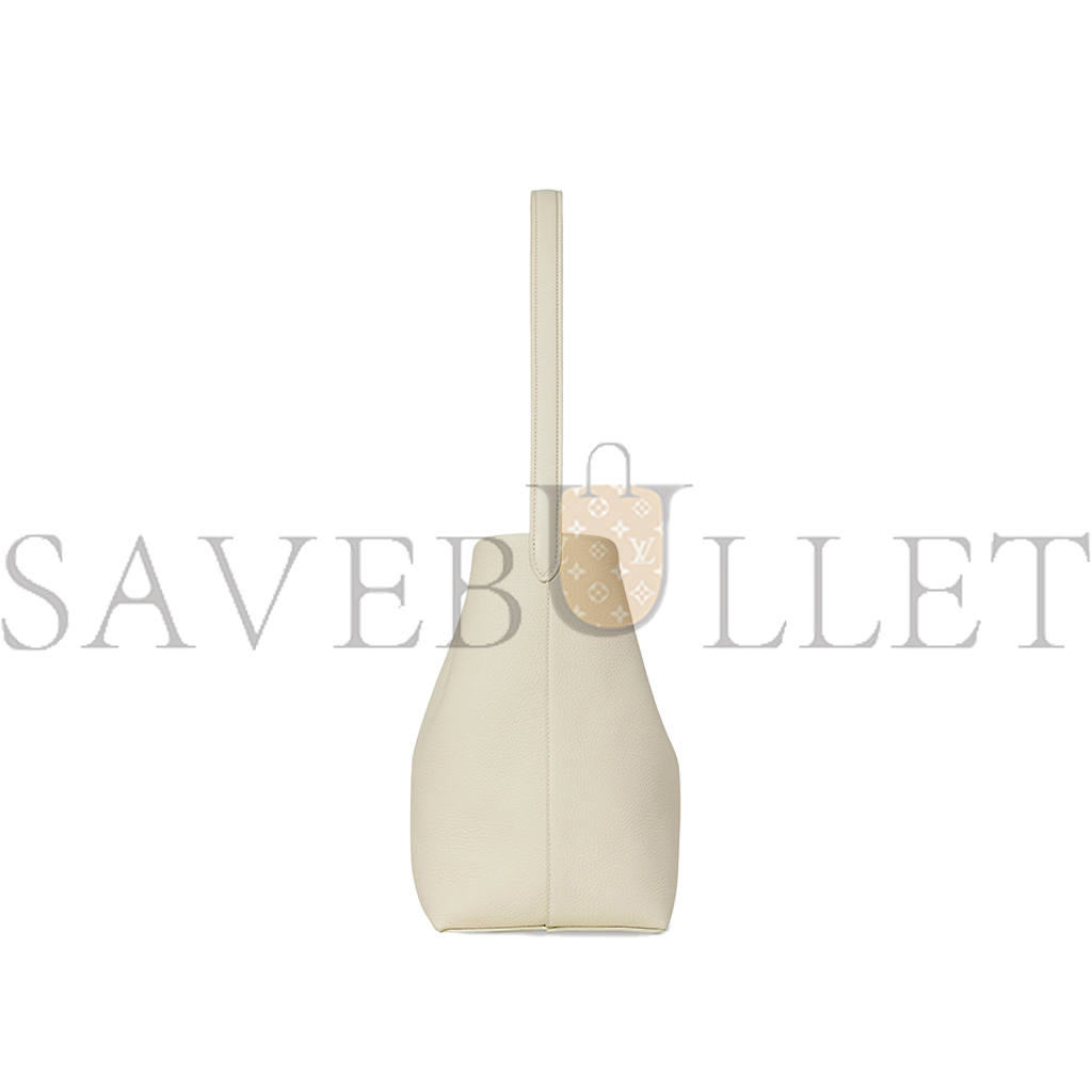 THE ROW MEDIUM NS PARK TOTE BAG IN LEATHER IVORY W1313L129IVPD (33*28*15cm)